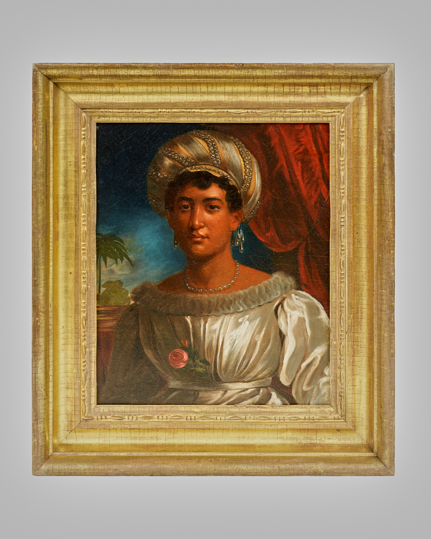 Portrait of the Hawaiian Chiefess, Liliha, Royal Governor of the Island of O’ahu Attributed to John Hayter