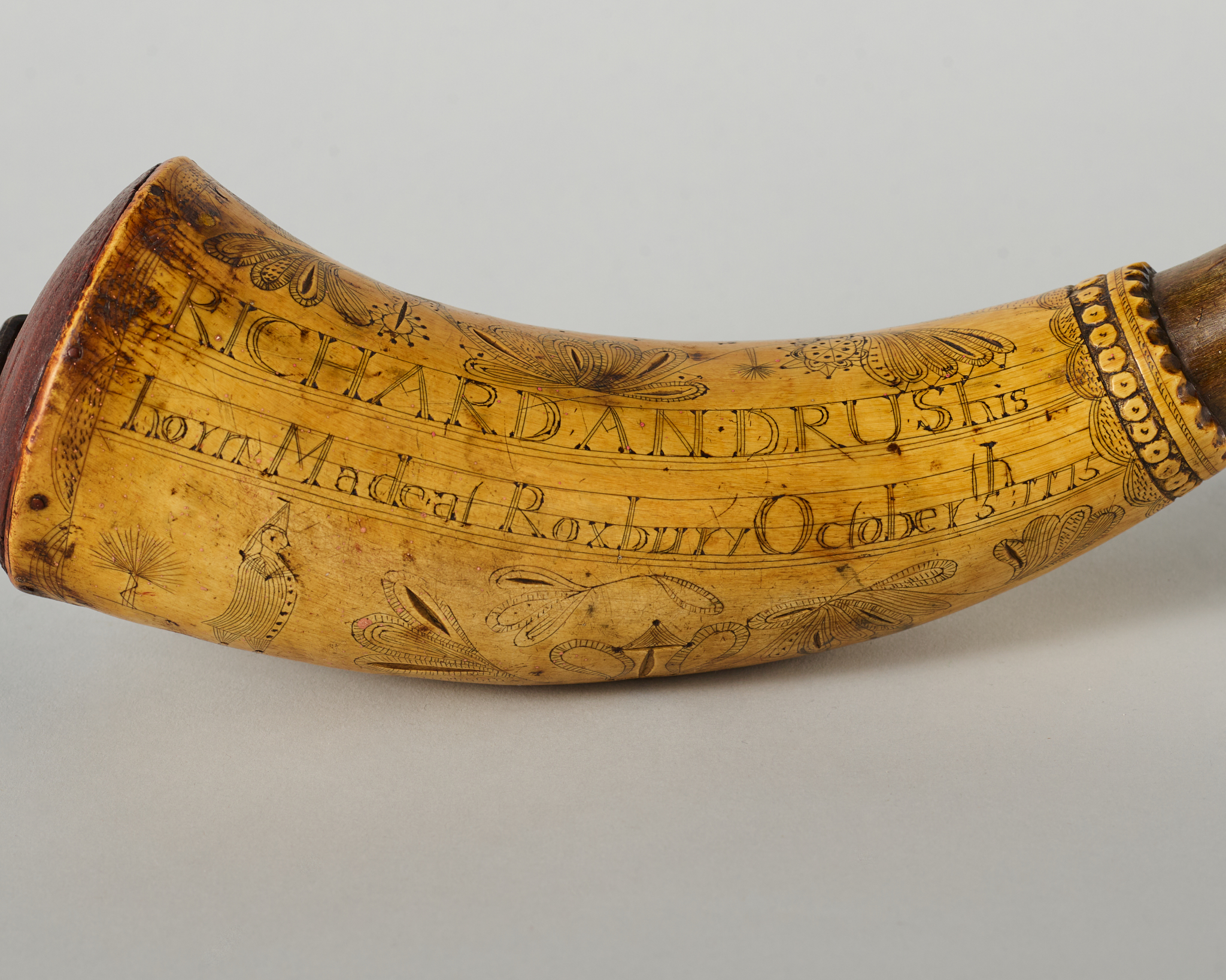 Richard Andrus His Horn, Made at Roxbury October 5th 1775