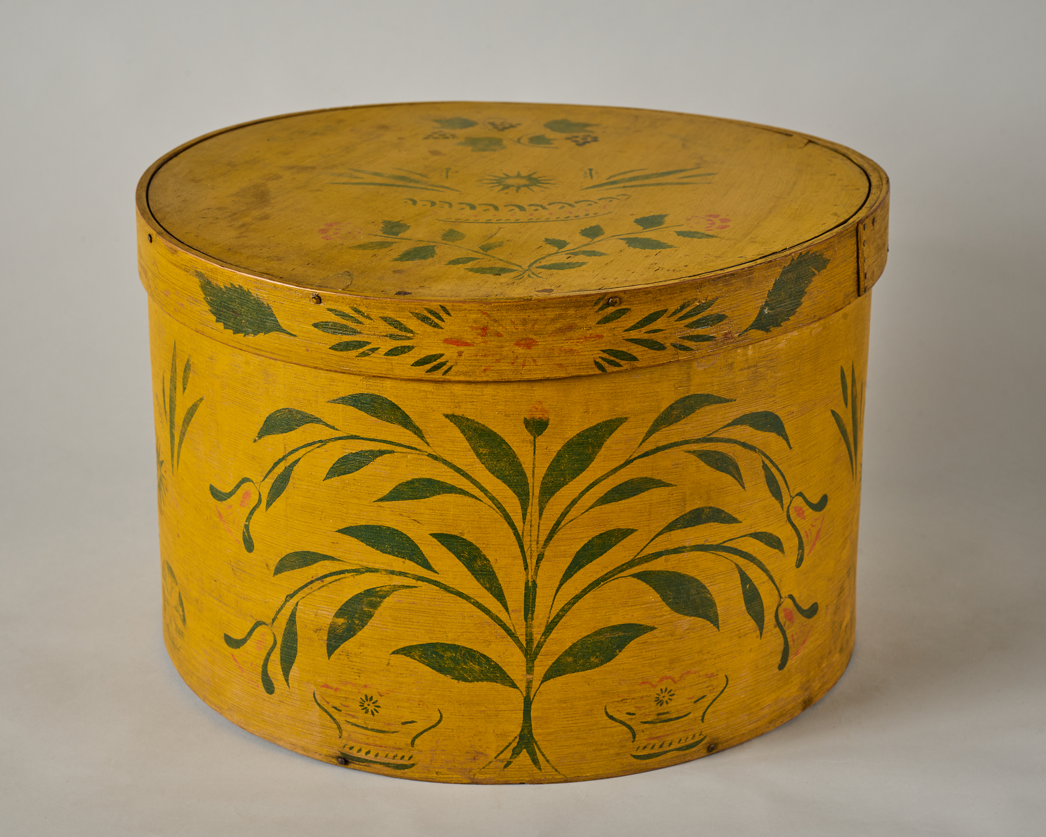 Monumental Paint Decorated Pantry Box